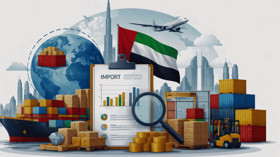 UAE Import And Export Components And Statistic