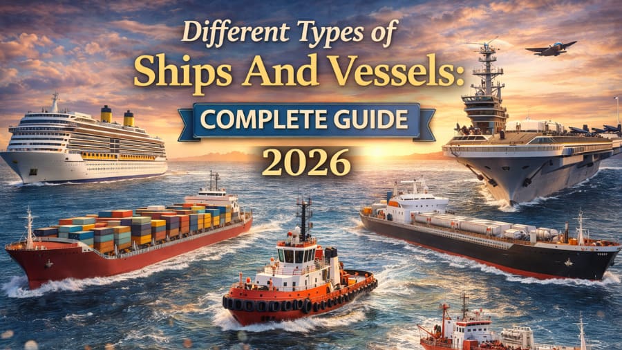 Different Types of Ships And Vessels Complete Guide 2026