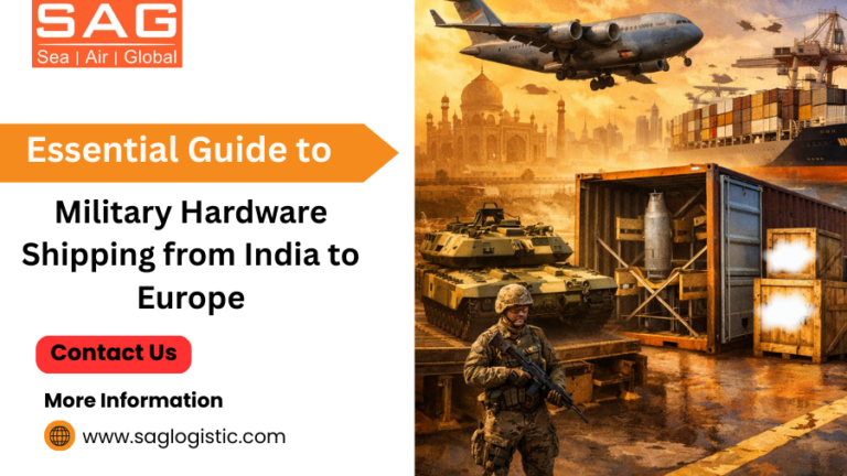 Military Hardware Shipping from India to Europe