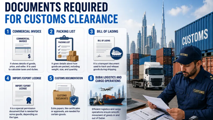 Documents Required for Customs Clearance