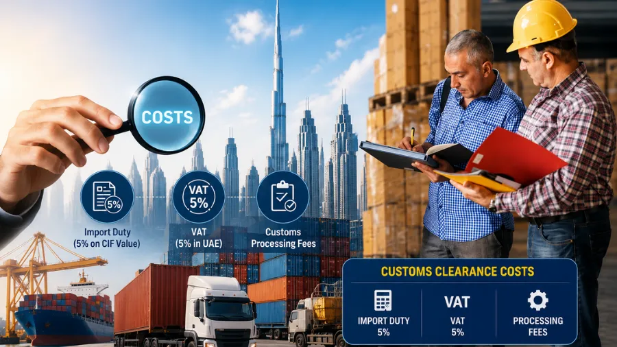 Customs clearance costs