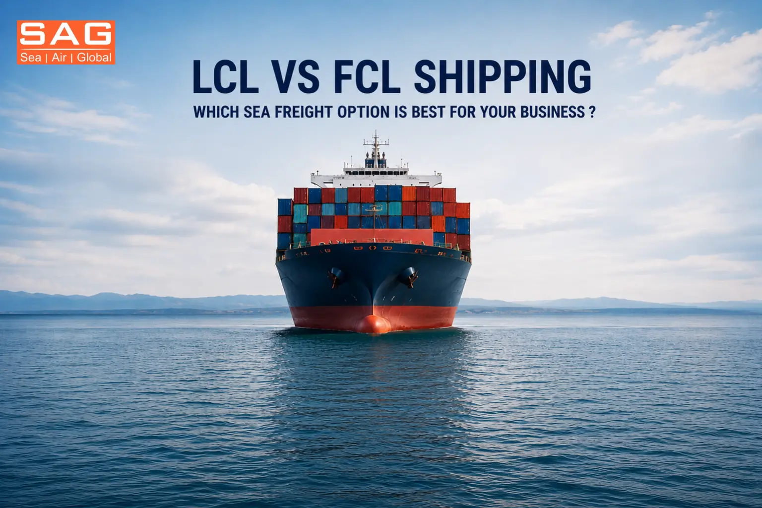 LCL VS FCL Shipping