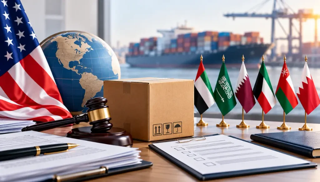 What rules apply to technology shipped from the USA to the GCC?